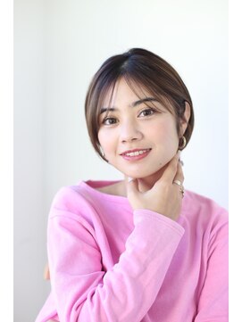 エクリ シセイドウ 麻布十番店(equri×SHISEIDO) 【麻布十番】大人の丸みショートスタイル