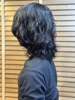 バーバーバー アカバネ(BARBER-BAR AKABANE)&nbsp;大人のミディアムパーマスタイル