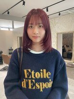 ココバイジル(CoCo by JILL)&nbsp;顔周りレイヤーカット/ピンクラベンダー