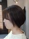 ノホホン(nohohon)の写真/くせ毛を活かした若見えショート◎形が崩れないカットで毎日楽々♪完全個室のプライベートサロン