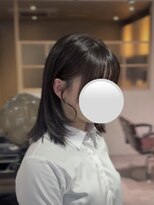 アイノア シノン 神保町(AInoa sinon)&nbsp;結ぶしかなかった髪に動きのあるレイヤーを楽しめる余裕を