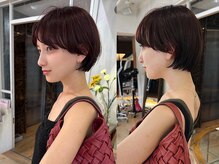 ロン(ron)の雰囲気（ショート、ショートボブ、フィットボブ、透明感カラー、）