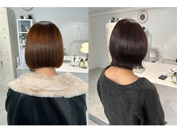 ドラマヘアー(dorama hair)の写真/【安心の全席半個室 × マンツーマンサロン】担当のスタイリストが最初から最後まで施術致します！