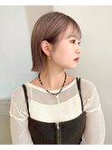 レイヤーカットでつくる大人可愛いショートボブ小顔盛り艶感