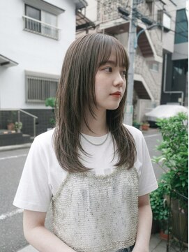 キビト(kibito) 新宿若松河田曙橋ロングレイヤーカット20代30代40代