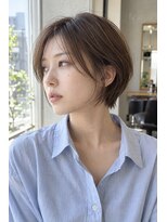 フレイムス ヘアアンドリラックス 大宮東口店(Frames)&nbsp;レイヤーボブ髪型20代30代40代50代前髪あり前髪なし面長丸顔大宮