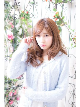 ミエルヘアーエスト 新宿店(mielhair est) かわいい小顔ふわふわカール♪前髪アレンジタイプ【miel新宿】