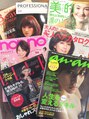 アビーヘア 市川店(abie hair) 芸能人も多数担当していました。ヘアメイクもしています。