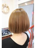 Zip Hair ★ベージュボブ★