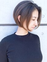 モリオ フロム ロンドン 成増店 ブラウンベージュショート_アッシュブラウン,オフィスコンサバ