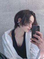 シン(syn)&nbsp;耳掛けセンターパート