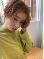 ローウェ 渋谷(Louwe)&nbsp;小顔カーキベージュハンサムマッシュショート[渋谷/渋谷駅]