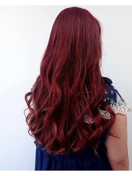 ヘアーアンドカラー ルジャルダン 葛西店(le jardin) レッドピンクカラー♪【le jardin葛西/西葛西】