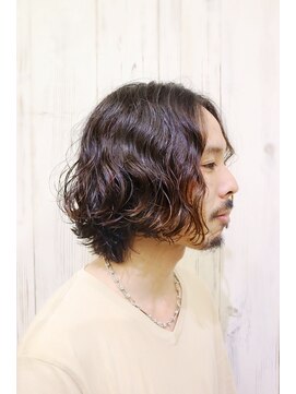 メンズ レオ 天六店(men's LEO) 【センターパート】アンニュイウェーブ