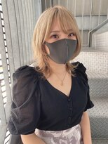 リアイス(Re:ICE) ホワイトミルクティーベージュミディアムウルフ