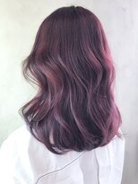 アイティーバイアルバム 八王子店(IT by ALBUM)&nbsp;ローズバイオレット_カーキグレージュフェザーバング_ba336851