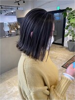 メリー オオサカ(Merly Osaka)&nbsp;艶アッシュブラウンハイライト_大人っぽ外ハネボブ_