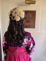 美容室 メザミー MESAMIES&nbsp;ガーリーゆるふわアップ 結婚式 二次会 お呼ばれ イベント