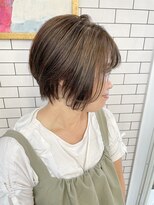 リール(THE RIRE.)&nbsp;＊THE  RIRE. ノーブリーチ×白髪ぼかしハイライト＊