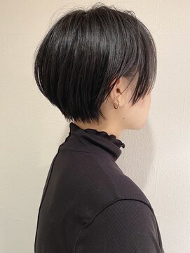 モリオ フロム ロンドン 大宮2号店(morio from London) 【なかじま ひびき】黒髪ショートボブ