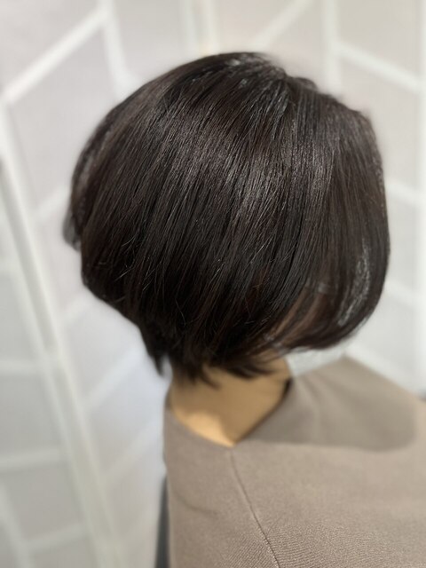 30代40代50代大人かわいいヘアふんわりカールグレージュベージュ