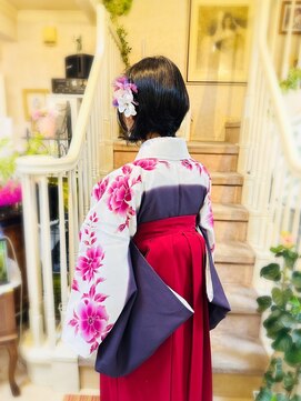 美容室 ティンカーベル 小学生(袴)