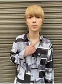 #メンズヘア　#ブロンド　#金髪男子