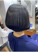 【髪質改善】梅雨前に/前下がりボブ