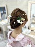 シニヨンヘア
