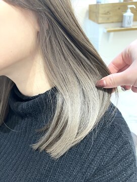 センスヘア(SENSE Hair) ブリーチ1回でできるグレージュカラー☆