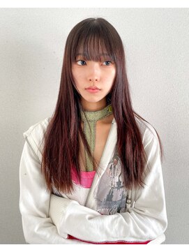 チクロ(ticro) 【チクロ】10代20代韓国ヘアNEWJEANSヘリン風レイヤーカット