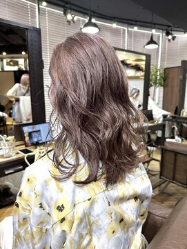 アルカナ 明治神宮前原宿(ARCANA) 切りっぱなしボブ エアリーロング 美髪 ピンクブラウン