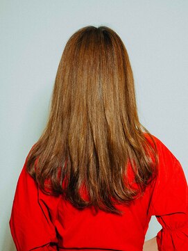 エクファ ヘア リゾート 大津 瀬田店(ex-fa hair resort) 夏ウエットヘアオリーブベージュデザインカラーレイヤーカット