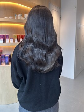 シダミノオ(sida MINOH) 【sida 池村】20代30代40代ウェーブヘアアッシュブラウン