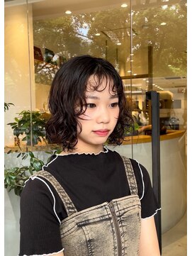 シアン 矢場町店(CYAN.) ボブパーマ×アイロンやコテを使うのが面倒な人におすすめ