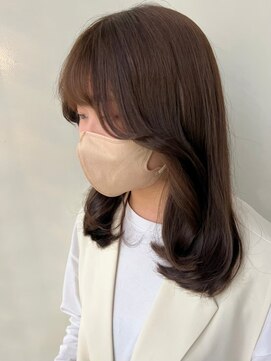 ジーナ 船橋(Zina) 髪質改善＊ロングレイヤーグレーベージュ＊美髪【Zina船橋】