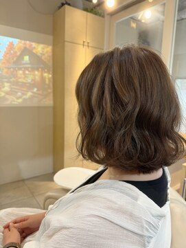 アンベイル(UNVEIL) こっくりボブパーマ