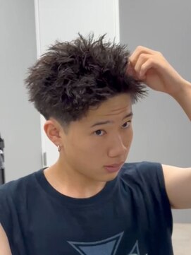 エルマーク 枚方(L-MARK) スパイキーショートザクザクショートアップバングツーブロック