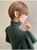 大人可愛いショート/ベージュカラー/2way [熊本/上通/下通〕