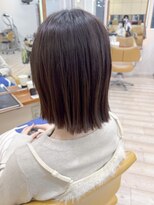 モリオ フロム ロンドン 成増店 【morio成増/児玉】外ハネミディアム 縮毛矯正