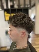 スーパーカットジョージ(SUPER CUT GEORGE)&nbsp;スキンフェードショートツイストパーマ