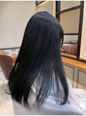 ブルーブラック髪質改善トリートメント美髪ストレート 日吉