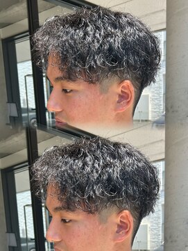 髪屋 紬 メンズ/メンズパーマ/メンズカット/波巻きパーマ