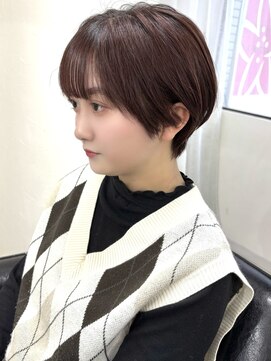 クレム 博多駅店(ChLem) マッシュショート　ショート　暖色カラー　博多美容室