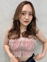 アッシュ 二子玉川店(Ash)&nbsp;ミディアムレイヤー×アッシュベージュ