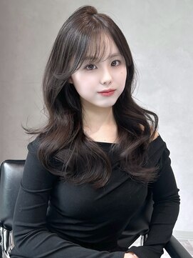 リアン バイ キートス(Lien by kiitos) レイヤーカット×ラベンダーグレージュ