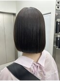 縮毛矯正/艶髪/髪質改善/アッシュグレージュ/ボブ