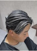 奈良橿原大和八木メンズシルバーバレイヤージュ