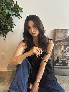 フークフーク(HOEK HOEK) ダークブラウン×韓国風レイヤー