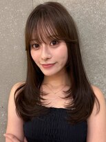 ロンドワン 三宮元町(Lond one) 韓国レイヤーカット/ヨシンモリフェイスレイヤー/流せる薄め前髪